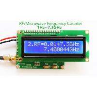 1Hz - 7.3GHz เครื่องนับความถี่ไมโครเวฟวิทยุเครื่องวัดความถี่ RF 500KHz Pulse Accumulator Module