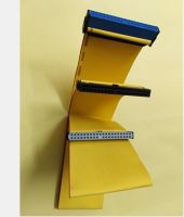 Ide Hdd Ata 40 Pin 60cm Wire Drive 3-connector Flat Data  Ribbon Cable  Yellow