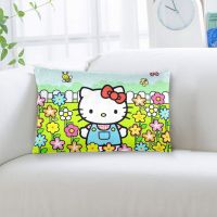 ปลอกหมอนปลอกหมอนตกแต่งบ้านโซฟา16x24in ลาย Hello Kitty ปลอกหมอนนุ่ม