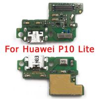 บอร์ดซ่อมโทรศัพท์มือถือ Usb สำหรับ Huawei P10 Lite P10lite แสงชาร์จพอร์ตตัวเชื่อมต่อแบบแท่นยืดหยุ่น Pcb อะไหล่สายเคเบิลสำหรับเปลี่ยน