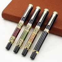 DIKA WEN 8012 brand F nib Cute metal Fountain pen school Office Stationery Kawaii Writing ink pens  Pens