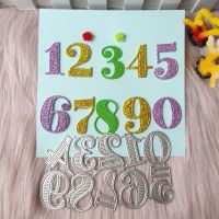 New Arabic numerals Metal cutting die mould scrapbook decoration embossed photo album decoration card making DIY handicrafts