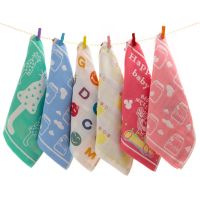 【CW】 27x27cm Shaped Baby Bibs Elephant Pattern Toddler Infant Bib Scarf Kids Feeding Saliva Tissue