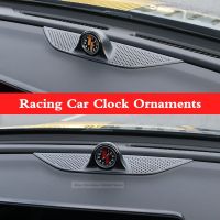 ℗✹ Car Clock Ornaments Racing Car Sports Style Clock Decoration Digital Clock Accessories Dashboard Auto Watch