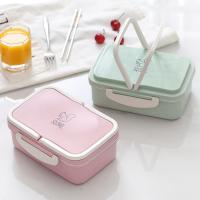 for Kids Cartoon Bento Eco-friendly Food School Microwavable 1pc