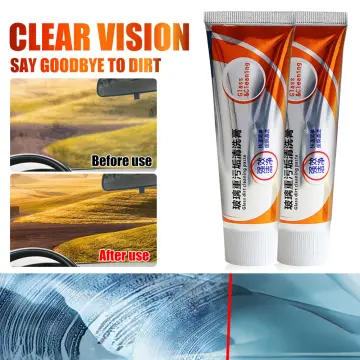 100/50g Auto Glass Oil Film Remover Car Windshield Cleaner Car Window  Windscreen Cleaning Agent Brightener Car Cleaner Tools