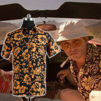 เสื้อยืดฮาวายสำหรับผู้ชาย Fear And Loathing In ลาสเวกัสชุดดยุค