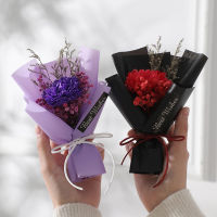 [YOY] Fashion DIY Rose Carnation Sunflower Bouquet Soap Flower for Girlfriend Holiday Gift Valentines Day Mothers Day Teachers Day Birthday Gift