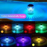 ✚ Outdoor Solar Floating Underwater Ball Lamp Solar Powered Color Changing Swimming Pool Party Night Light Yard Pond Garden Lamp