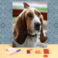 Animal Dog DIY 5D Full Diamond Mosaic Diamond Embroidery Diamond Painting Kit Christmas Gift Home Decor Handicraft Kit