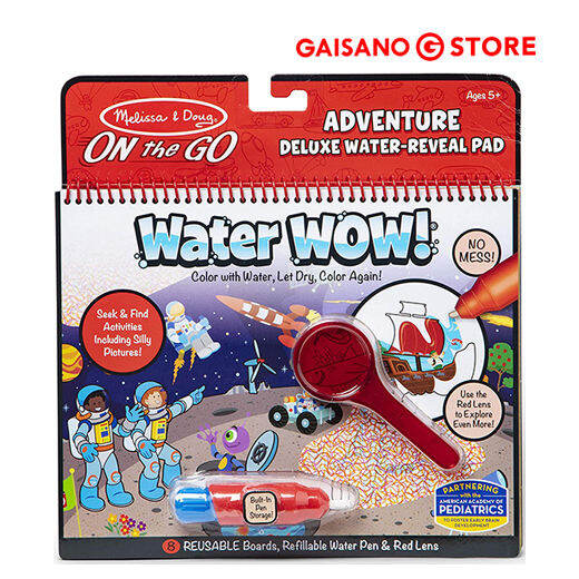 Melissa & Doug Water Wow Adventure Deluxe WaterReveal Pad Lazada PH