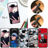 ZVZ77 Gojo Satoru jujutsu kaisen อ่อนนุ่ม High Quality ซิลิโคน Phone เคสโทรศัพท์ TPU ปก หรับ Xiaomi Redmi Note 8 9 10 Pro Max 10T 10S 9S 9T 8T Prime