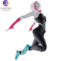 ฟิเกอร์มนุษย์แมงมุม SHF Spider-Gwen การ์ตูนอนิเมะหุ่นตัวละครตุ๊กตาประดับสำหรับเป็นของสะสมของขวัญ