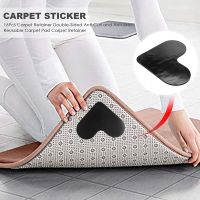 , Double Sided Non- Rug Tape Stickers Washable Area Rug Pad Carpet Tape Corner Side Gripper