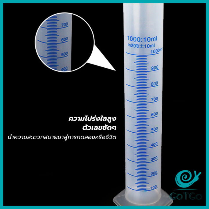 gotgo-กระบอกตวงพลาสติก-พลาสติก-มีขนาดตามความต้องการใช้งาน-plastic-measuring-cup