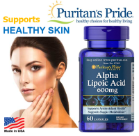 Puritan’s Pride Alpha Lipoic Acid 600 mg / 60 Capsules ALA for Skin