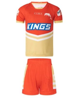size :16-18-20-22-24-26 [hot]2023 JERSEY RUGBY YOUTH HOME JERSEY KIDS KIT SHORTS DOLPHINS