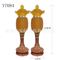 Youyi โคมไฟสองเส้นแรกๆสำหรับตกแต่ง Lampu Buddha ไฟปลั๊กไฟสีเหลืองโคมไฟพระราชวังอัลลอย Y7084