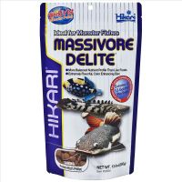 ?ไม่มีได้ไม่แน้ว? Hikari Massivore Delite 380 g. (อาหารสำหรับปลากินเนื้อขนาดใหญ่ เม็ดจมน้ำ)  wpd1.3788⚡สินค้าขายดี⚡