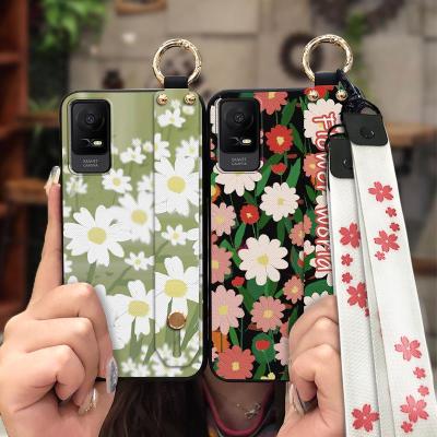 Anti-knock Phone Holder Phone Case For TCL Ion X ring Kickstand painting flowers Wrist Strap New Arrival Anti-dust Soft