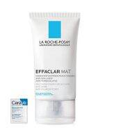 Laroche-Posay Effaclar MAT 40ml  ลา โรช-โพเซย์ เอฟฟาคลาร์ แมท มอยส์เจอไรเซอร์ คุมมัน (ฟรี Cerave Moisturising 1ซอง)