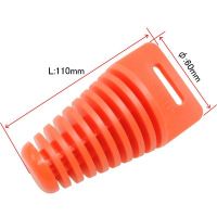 อุปกรณ์อุดท่อไอเสีย สีส้ม  Muffler Plug Orange Large