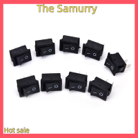 Samurry ✨Hot Sale✨ Car 10pcs 2 PIN 12V รถเรือกลมจุดเปิด/ปิด Rocker สลับชุดเครื่องมือ