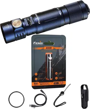 Fenix Mini Linterna EDC E05R 400