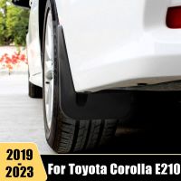 บังโคลนหน้าหลัง4ชิ้นสำหรับ Toyota Corolla E210 2019 2020 2021 2022 2023รถไฮบริดแผ่นกันกระเซ็นอุปกรณ์ที่ปัดโคลนแผ่นบังโคลนรถ