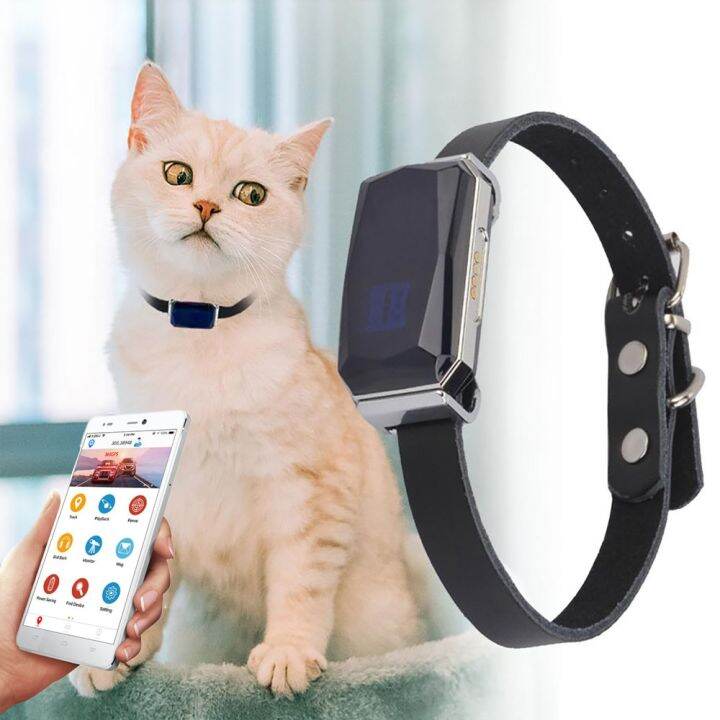 Pet GPS Tracker Real-Time Tracking Collar Device APP Control For Dogs ...