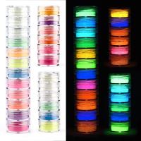 6 สี/ชุดผงเรืองแสงเรืองแสงเรซิ่น Pigment Mica Mineral Powder Dye DIY อีพ็อกซี่เรซิ่นเครื่องประดับทำเล็บ Art Decor-vn4958570