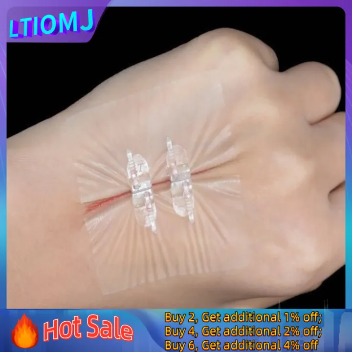 2PC/box Bandage Band Aid Zip Stitches Zip Tie Wound Closure Adhesive