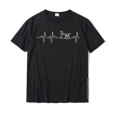 Heartbeat Drummer Drumsticks Drums T-Shirt Cotton Men T Shirts Fashionable Tops &amp; Tees Funny Cosie