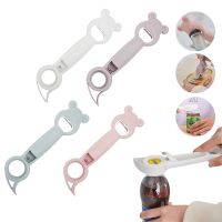 ▪♝ New 4 in 1 Beer Bottle Opener Multifunctional Destapador De Cerveza Mujer Topless Can Opener Kitchen Gadget Bar Tool Accessories