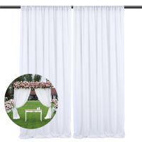 Chiffon Wedding Backdrop Curtain Backdrop Curtain Panel Weddings - 2pcs Wedding - Aliexpress