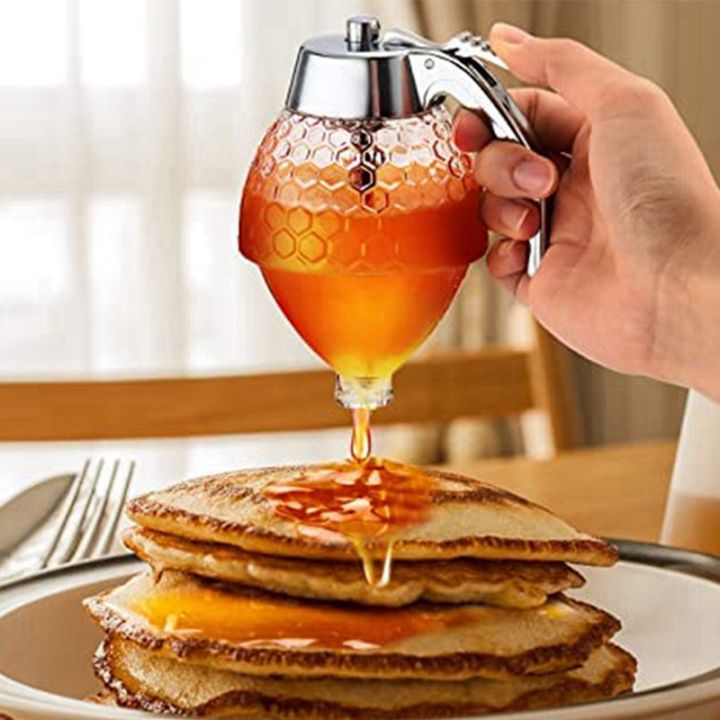 honey-dispenser-syrup-dispenser-acrylic-honey-pot-no-drip-honey-pourer-dispenser-for-pancakes-syrup-honey-sugar-4pc