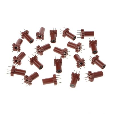 ♛ 20 Pcs Adjustable Inductor Shell Skeleton Empty Ferrite Core No Inductor Coil 25-100MHZ