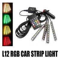 [TYEE Automotive Products] L12 RGB LED 7สีไฟตกแต่งภายในรถไฟโคมไฟแถบ