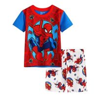 Clothes for Kids Spider-man Marvel Heroes Spiderman Pajamas Set Baby Toddler Boy Outfits Boys Wear Two-piece