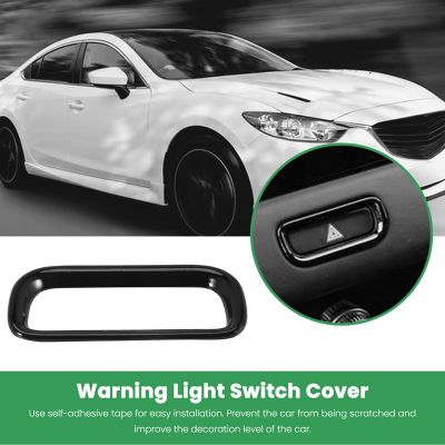 Car Hazard Emergency Light Frame Warning Lamp Switch Cover Trim for Honda Vezel HR-V HRV 2021 2022