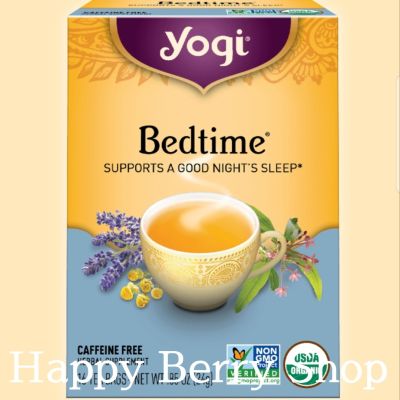 ชา YOGI ORGANIC HERBAL TEA 🍃⭐Bedtime⭐🍵 ชาโยคี ชาสมุนไพรออแกนิค ชาเพื่อสุขภาพ จากอเมริกา🇺🇸 1 กล่องมี 16 ซอง