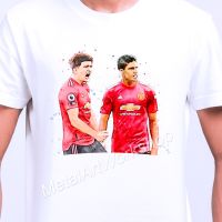 【New】เสื้อยืดสกรีนลาย แฮร์รี แม็กไกวร์ แมนเชสเตอร์ ยูไนเต็ด Harry Maguire Manchester United ภาพวาดนักฟุตบอล แมนยู