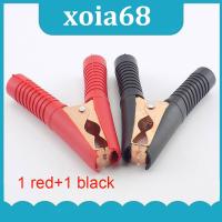 QB4LA 2pcs 92mm 100A Handle Electric Alligator Clips Crocodile Adapter Battery Test Connector Test Cable Probe Metal Clips