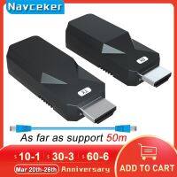 2023ขยายกับ IR HDMI &amp; Loop Out 1080P HDMI Extender 60M ไม่มีการสูญเสีย RJ45ตัวรับตัวถ่ายทอดสัญญาณ HDMI ผ่าน Cat5e/Cat6