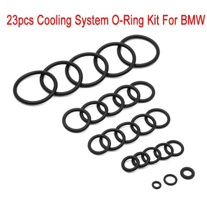 23Pcs Cooling System ORing Kits Radiator Hose O Ring 323I 325I 328I