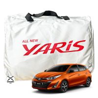 ++โปร ผ้าคลุมรถ All New Yaris 5D 2014-ปัจจุบัน ตรงรุ่น ผ้าSilver Coat ทนแดด เนือผ้าไม่ละลาย ถูกมาก ผ้าคลุมรถ ผ้าคลุมรถยนต์ ผ้าคลุมรถกันแดด ผ้าคุลุมรถไม่ติดสี