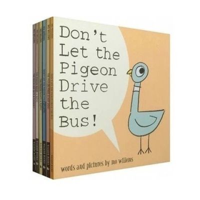 หนังสือภาษาอังกฤษ Dont Let The Pigeon Drive The Bus Words And Pictures 6 ชุดสําหรับเด็ก