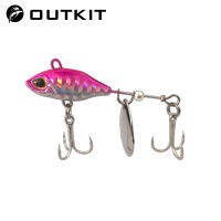 【CW】OUTKIT Long Shot Rotating Tail VIB vition Bait Spinner Spoon Fishing Lures Jigs Tractor Fishing Hard Baits Tackle Pesca