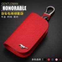 Ford Mustang เคสหนังใส่กุญแจสำหรับทั้งหญิงและชายที่ใส่ที่เก็บกุญแจกระเป๋าสตางค์กระเป๋าซิป