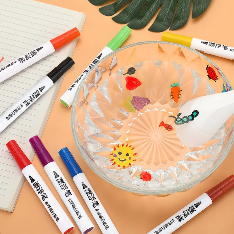 Children's Magical Water Painting Pen Floating Doodle Pen Colorful Marker  Pen Whiteboard Markers Water Drawing Early Education Toy Drawing Magic  Whiteboard Markers Colorful Marker Pen Doodle Pen Magical